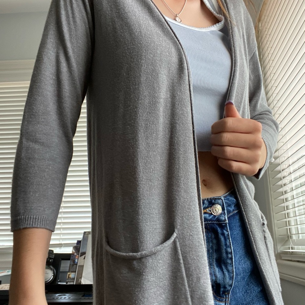 Zara long cardigan cover up